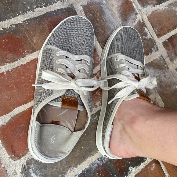 Olukai Pehuea Lī lace-up sneakers / slides - Picture 2 of 16